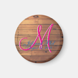 Barbed Wire Ranch Cherry Barn Wall 3d Monogram Magnet