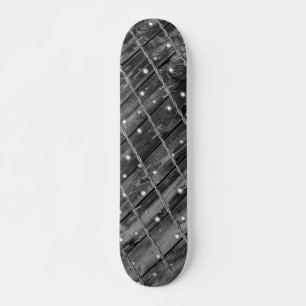 Barbed Wire Wood Planks Mini Skateboard Bräda 18,5 Cm