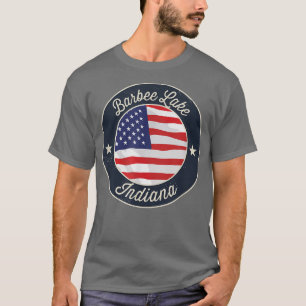 Barbee Sjö - Patriotic Indiana Souvenir T-Shirt