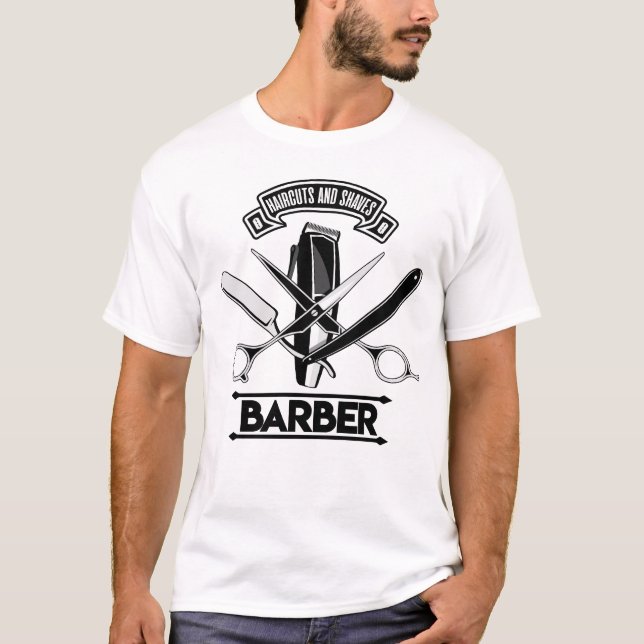 Barbeiro T Shirt (Framsida)