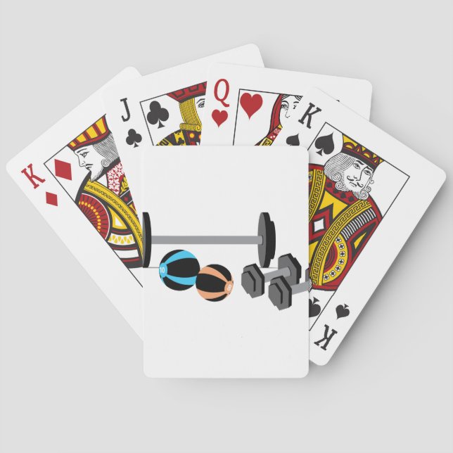 Barbell Boll Casinokort (Baksidan)