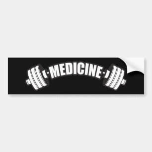 Barbell - Järn Medicine - Weight Lipping Gym Bildekal