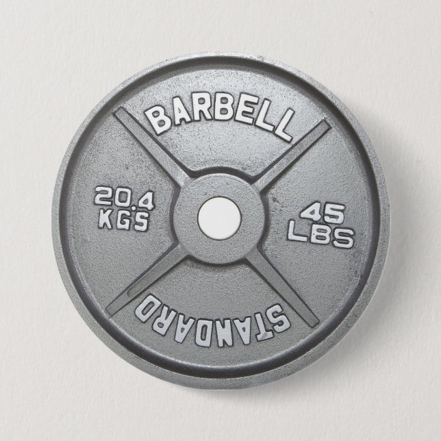 Barbell Plate Knapp (Framsida)