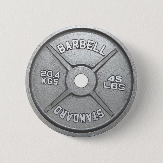 Barbell Plate Knapp (Framsida)