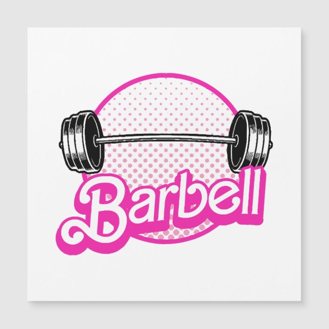 Barbell - rosa (Framsida)