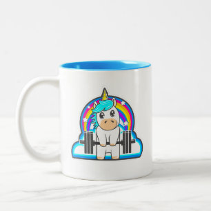 Barbell Unicorn mugg för kvinnors lämplighet