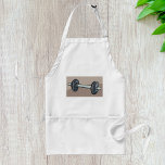 Barbell Weightlift Gym Fitness Älskare Förkläde<br><div class="desc">Koka med styrka och stil i den här tecknaden. Den här plattan är perfekt för älskare som njuter av sund matlagning eller grillning efter att ha arbetat ut måltider och ger ett djärvt och motiverande tryck till ditt kök eller din grillning. En underbar gåva till gym-goister som kärlek för att...</div>