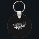 Barbells And Ponytails - Women Gym Pump Covers  Nyckelring<br><div class="desc">Barbells And Ponytails - Women Gym Pump Covers</div>
