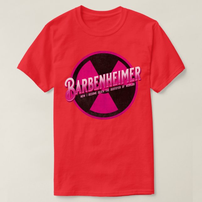 Barbenheimer, liten version t shirt (Design framsida)