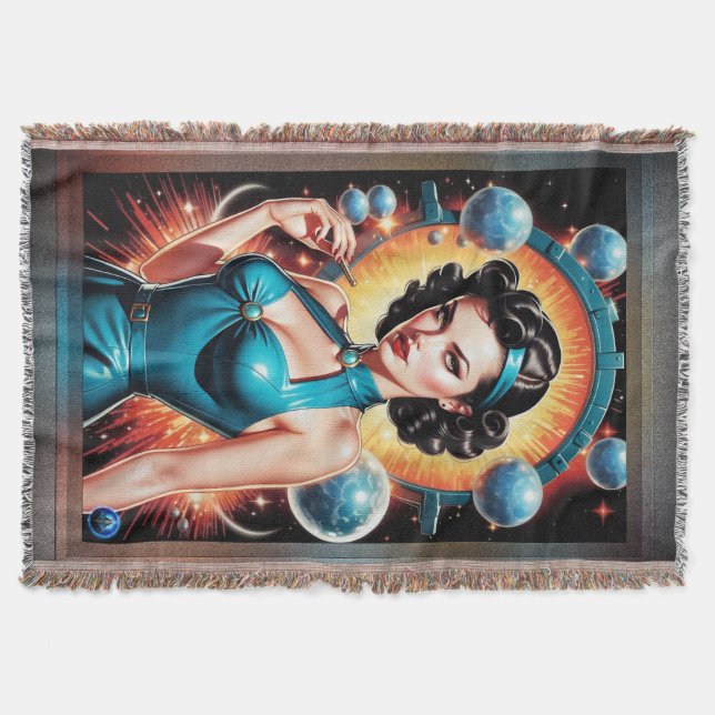 Barbenheimer Retro Fusion atomålder Mode Filt (Framsidan)