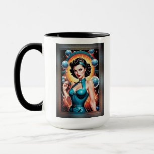 Barbenheimer Retro Fusion atomålder Mode Mugg
