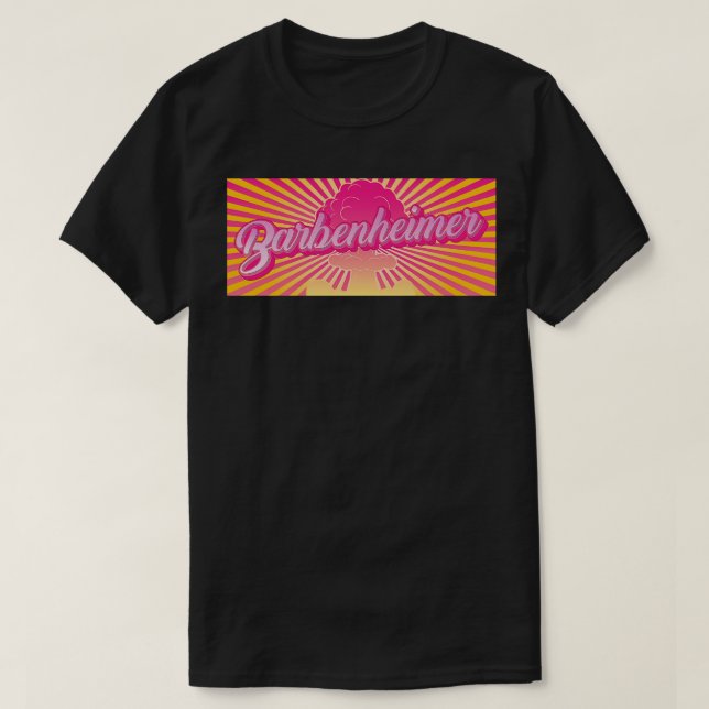 Barbenheimer Retro Mashup T Shirt (Design framsida)