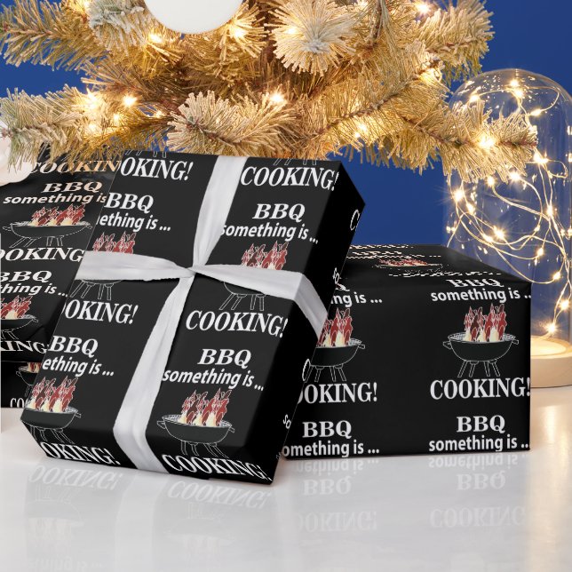 Barbeque Cook Chef Funny Bbq Presentpapper (Helgdagar)