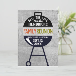 Barbeque Family Reunion Spara datuminbjudan Inbjudningar