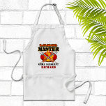 Barbeque Master Personlig BBQ Apron Förkläde<br><div class="desc">Underbar barbeque-apron för grillkaptenen i din värld!</div>