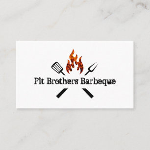 Barbeque Restaurant- och Eatery-Affärskort Visitkort