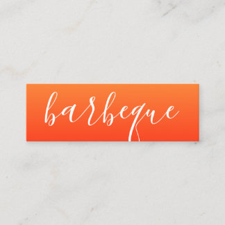 barbeque-skript mini visitkort