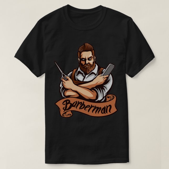 Barber 6 t shirt (Design framsida)