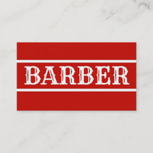 Barber Affärskort Visitkort
