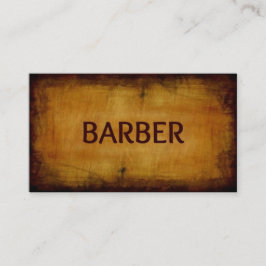 Barber Antique Brushed Affärskort Visitkort