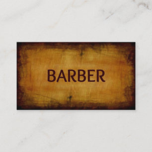 Barber Antique Brushed Affärskort Visitkort