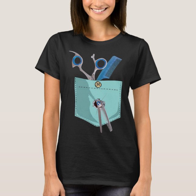 Barber  Barber  Barber for father and mother T Shirt (Framsida)