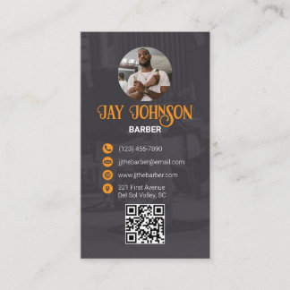 Barber | Barbershop| Hairstylist-Affärskort Visitkort