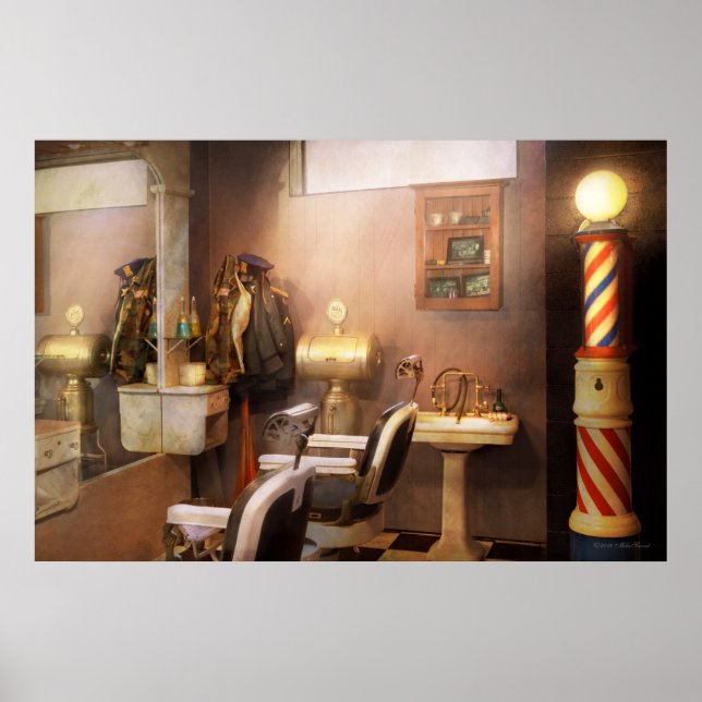 Barber - Basement barber Poster (Framsidan)