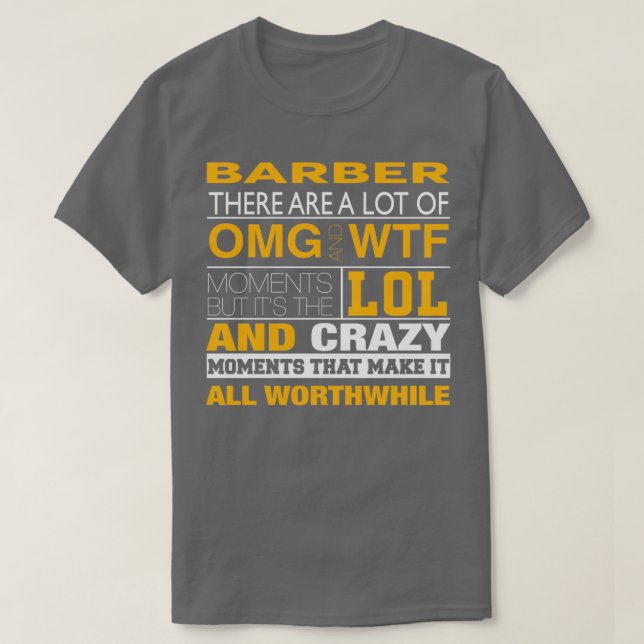 BARBER BEST DESIGN 2017 1 T SHIRT (Design framsida)