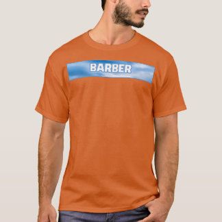 Barber Blue Sunset Label T Shirt