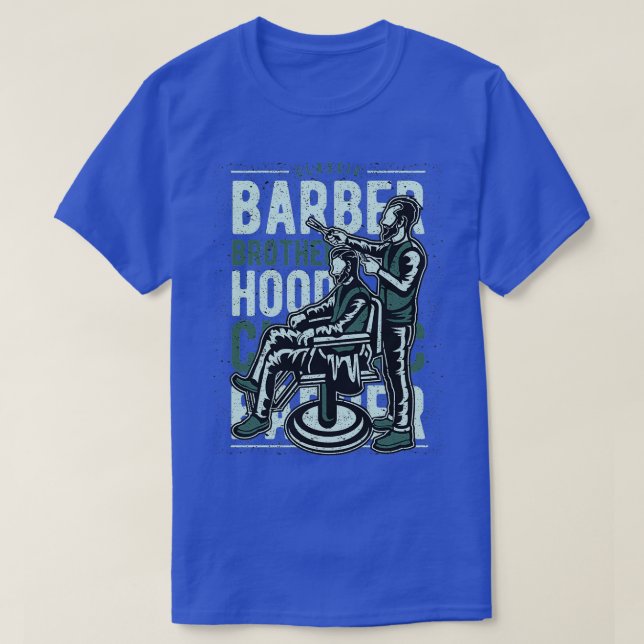 Barber Brother Huva T Shirt (Design framsida)