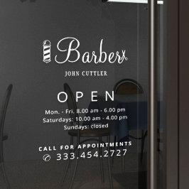 Barber-butiken namn öppningstid depå