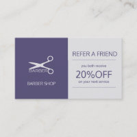 Barber-butikens enkla grått refererar till en vän