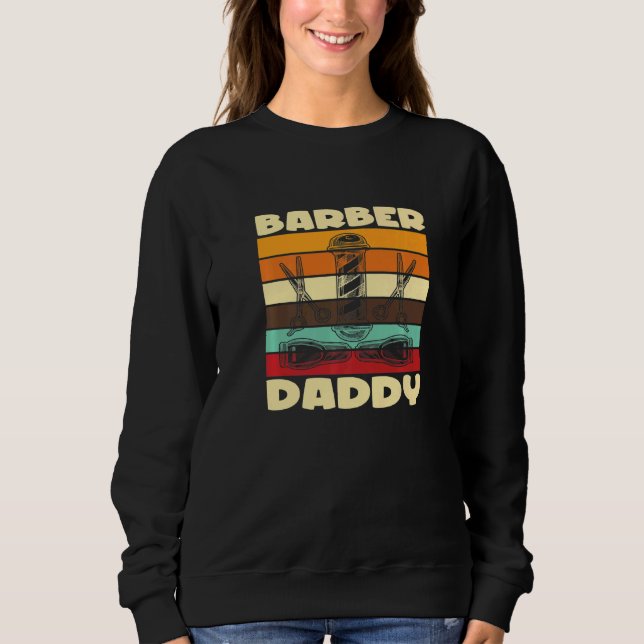 Barber Daddy I Barber Beards Barman Mustache Premi T Shirt (Framsida)