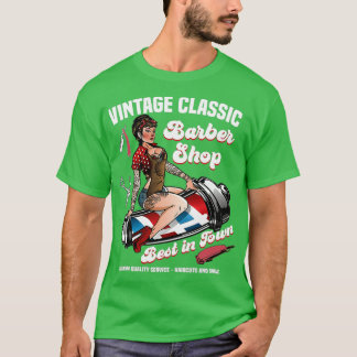 Barber Design-gåvor till Hairdresser Manar Hair Ba T Shirt