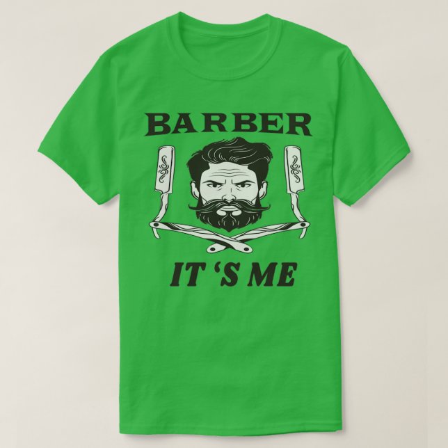 barber dess Shirt T (Design framsida)