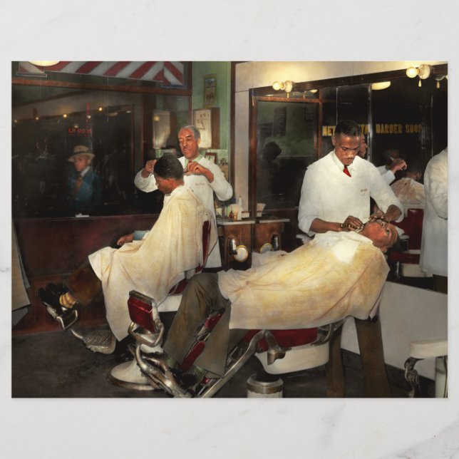 Barber - en gammal tradition 1941 reklamblad (Framsidan)