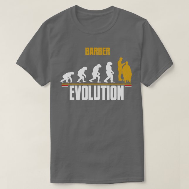 Barber Evolution Classic TShirt T Shirt (Design framsida)