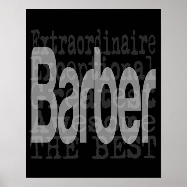 Barber Extraordinaire Poster (Framsidan)