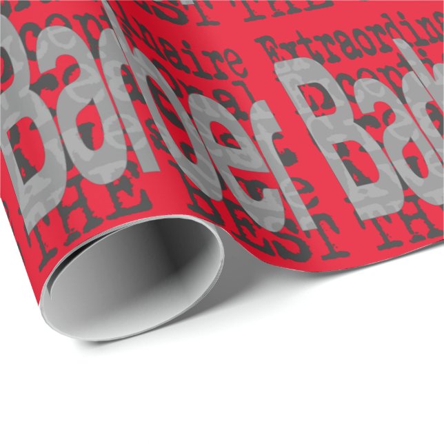 Barber Extraordinaire Presentpapper (Rullad Hörn)