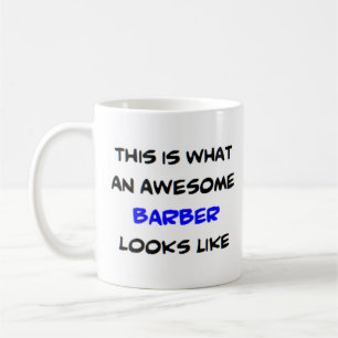 barber, fantastisk kaffemugg