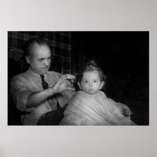 Barber - Första haircut Poster