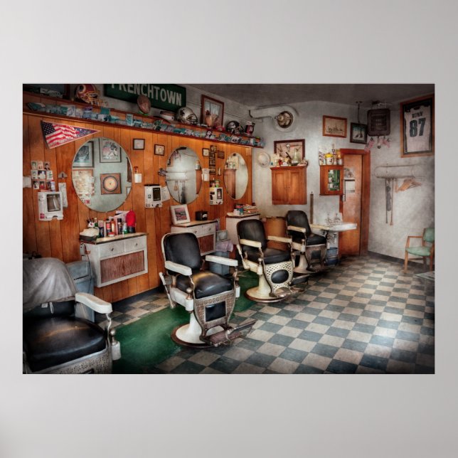 Barber - Frenchtown Barbers Poster (Framsidan)