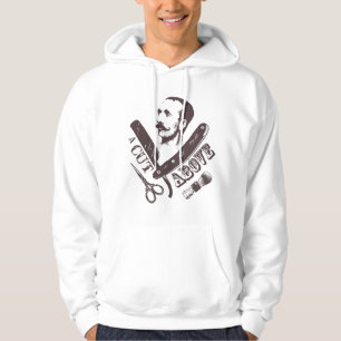 Barber Frisörsalong Skägg Grooming Kit Hipster Out Hoodie
