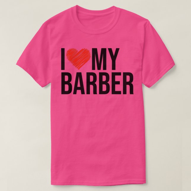 Barber fru make-gåvor till henne t shirt (Design framsida)