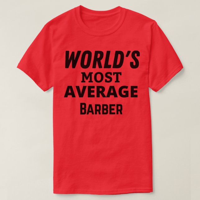 Barber GiftFunny Barber T Shirt (Design framsida)