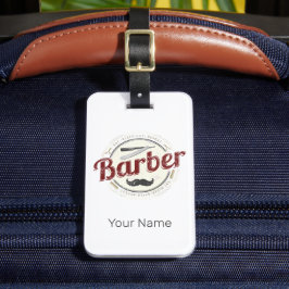 Barber Hair Hustler Hairdresser Retro Hairstylist Bagagebricka