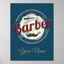 Barber Hair Hustler Hairdresser Retro Hairstylist