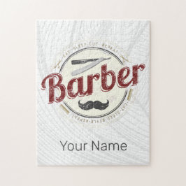 Barber Hair Hustler Hairdresser Retro Hairstylist Pussel