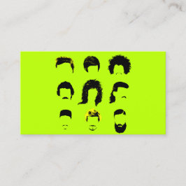 Barber Hair Salon - Olika hårstilar Visitkort
